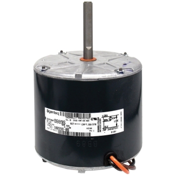 PROTECH™ 51-100998-08 Condenser Motor, 1/8 hp Motor, 208/230 V, 1 ph, 825 rpm Motor, 48 NEMA, 1 -Speed, 1/2 in Dia Shaft