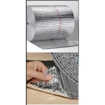 Reflectix HVBP48125 Duct Insulation, R6 R-Value, 5/16 in Thickness, 48 in Width, 125 ft Length, Aluminum/Polyethylene