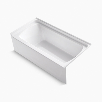 STERLING® 71171120-0 Bath Tub, Floor Installation / Mounting, 60 in Length, 30 in Width, 19 in Height, Acrylic, White