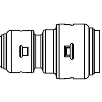 SharkBite™ SharkBite Max™ UR058 Reducing Coupling, 3/4 in, Push-to-Connect, Reducing Coupling, 1/2 in, Push-to-Connect