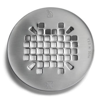 Sioux Chief 827-2SNPK2 Round Snap-in Replacement Strainer, Bronze, Satin Nickel, 4-1/4 in Diameter