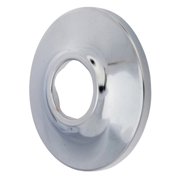 Sioux Chief 910-2 Shallow Escutcheon, For Pipe Size: 1/2 in, Steel, Chrome-Plated, 5/8 in Diameter
