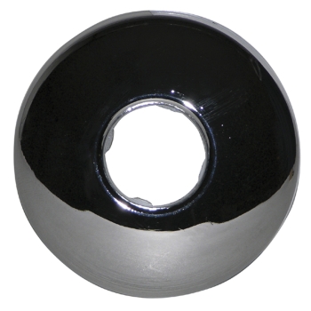 Sioux Chief 911-2 Shallow Escutcheon, For Pipe Size: 1/2 in, Steel, Chrome-Plated, For Use With: 1/2 in IPS Pipes