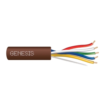 Southwire® 47130307 General-Purpose Rated Thermostat Cable, 18 AWG Wire, 5-Conductor, 250 ft L, Solid Solid/Stranded
