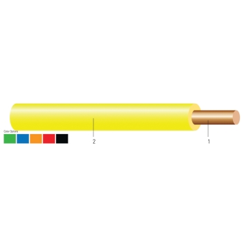 Southwire® 544890502 Tracer Wire, 18 AWG Wire, 1 Conductors, 500 ft Length, 600 V, Solid Solid/Stranded, LLDPE Jacket