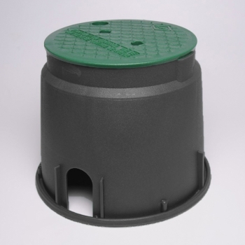 Tigre 100-W Round Valve Box, 13-5/32 in Width, 10-9/32 in Depth, For Use With: Irrigation Valves