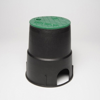 Tigre 64 Round Valve Box, 9 in Width, 9 in Depth, For Use With: Irrigation Valves, Valve Box Function Type