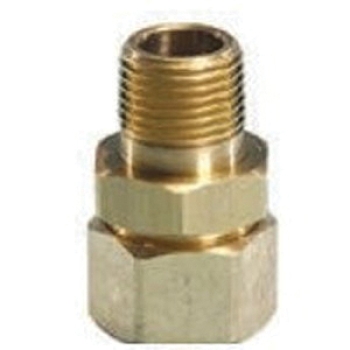 TracPipe® AutoFlare® FGP-FST-1000 Straight Mechanical Fitting, 1 in Connection Size 1, 1 in Connection Size 2, Brass