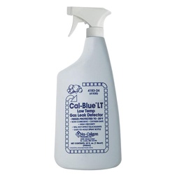 Nu-Calgon 4183-24 Cal-Blue Lt 4183 Gas Leak Detector, Liquid, Clear Blue, 1 Qt, Bottle With Sprayer