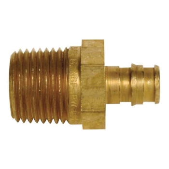 Uponor ProPEX® LF4521313 Adapter, Adapter Fitting, 1-1/4 in Connection Size 1, Connection Type 1: PEX, Brass