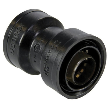 Uponor TF4775050 Coupling, 1/2 in, TotalFit, Polymer, Coupling, 1/2 in, TotalFit, 80 to 160 psi Max Working Pressure