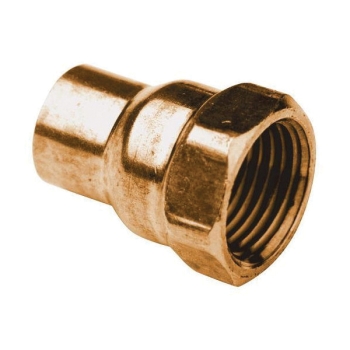 WOLVERINE BRASS® ProSeries 55359X Adapter, 1/2 in Connection Size 1, Connection Type 1: FIP, Adapter Fitting, Copper