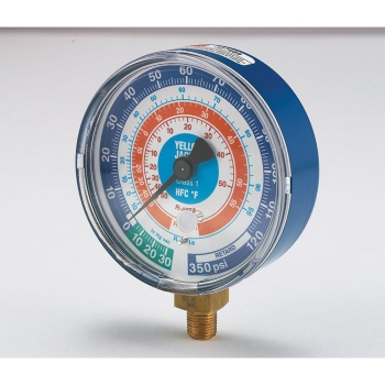 Yellow Jacket® 49118 Manifold Gauge, R-32, R-410A, R-454B Refrigerant, 0 to 800 psi Gauge Pressure Range, Analog Display