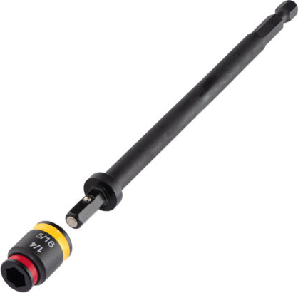 Malco® MSHXLC C-RHEX 1/4 in / 5/16 in Double End Magnetic Hex Driver - 6 in L, Aluminum, Impact Rated