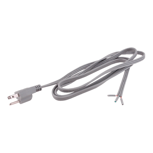 DiversiTech® 625-16-6 Power Supply Cord - 6 ft, 16 AWG, Straight NEMA 5-15P Plug