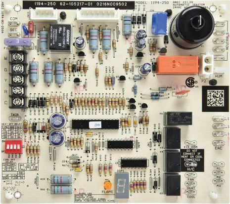 Rheem® 62-105217-01 24V Integrated Furnace Control Board - For R801T-W801T-ZSA,ZSB