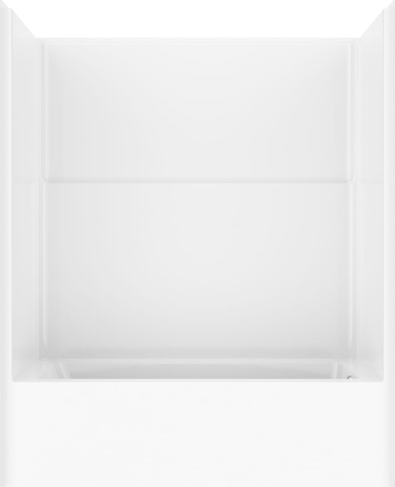 Comfort Designs TS6032RW Icon One-Piece Alcove Tub & Shower - Right Hand Drain, 60 x 32.75 x 74.25 in, Acrylic