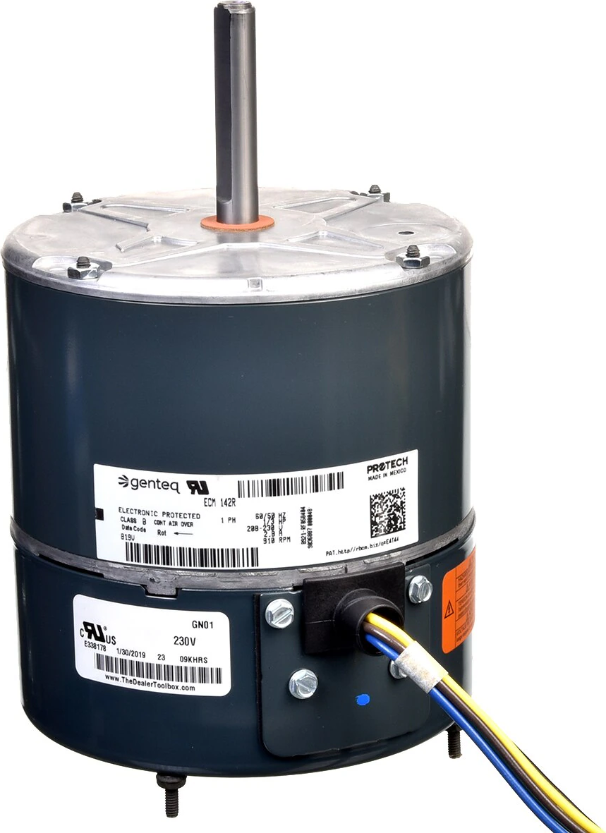 Rheem® 51-102728-23 ProTech 1/3 HP Variable-Speed ECM Condenser Fan Motor - 1,075 RPM, 208/230V, 1 ph, CCW