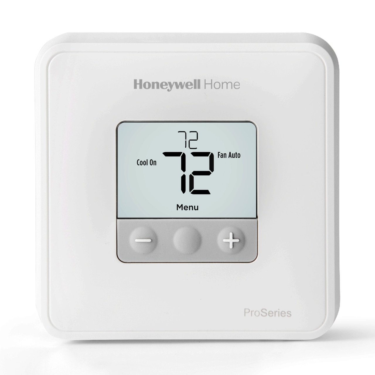 Honeywell TH1110D2009/U T1 Pro Non-Programmable Thermostat - 1H/1C, Backlit LCD, Battery / Hardwired, White