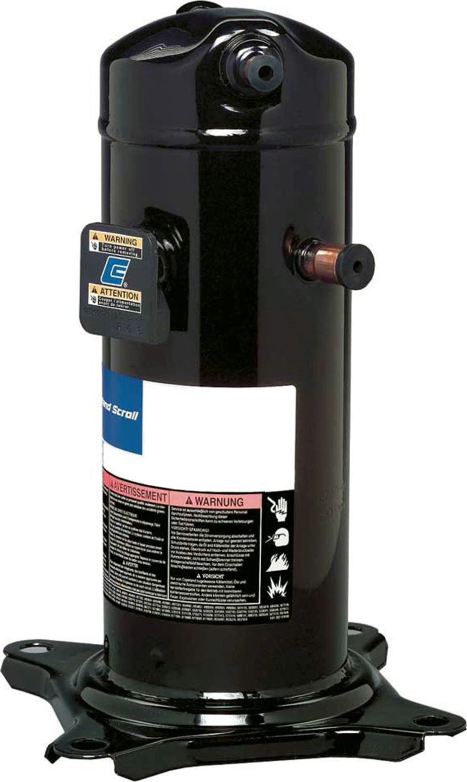 Rheem® ZP37LXE-PFV-800 ZP Series 3.5 Ton Scroll Compressor - 208/230V, 37,000 BTU/h, R-410A, For Models Incl RAPM / RPML / RPQL