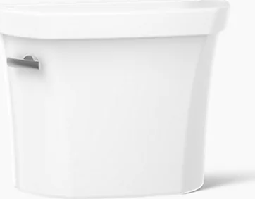 Kohler® K-4468-0 Wellworth 1.6 GPF Toilet Tank - Left Hand Trip Lever, White