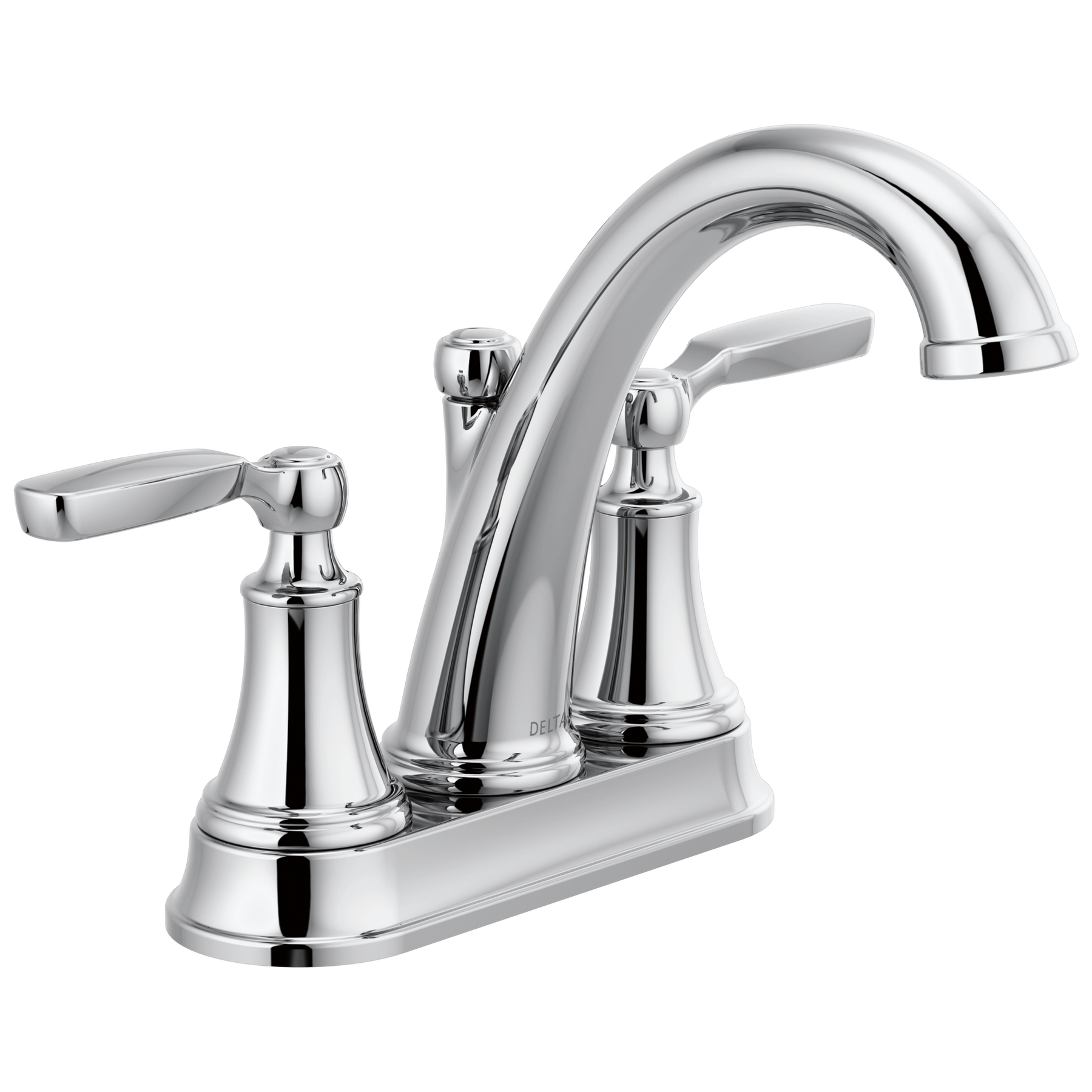 delta® 2532LF-MPU Woodhurst 2-Handle Centerset Bathroom Faucet - Chrome, 3 Hole, 1.2 GPM