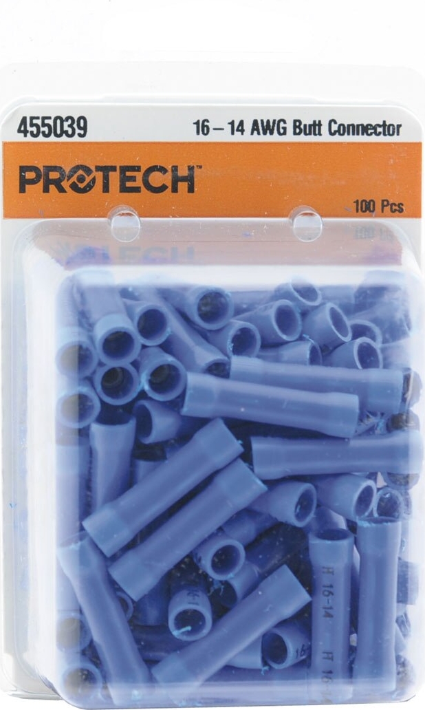 Rheem® 455039 ProTech 16-14 AWG Insulated Butt Connector - 100 / Pk
