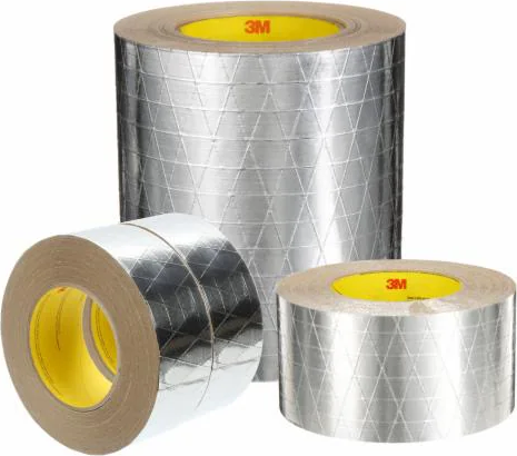 3M™ 75035115253 Venture Tape 2.83 in Foil Tape - 150 ft L, FSK, Silver / Metallic
