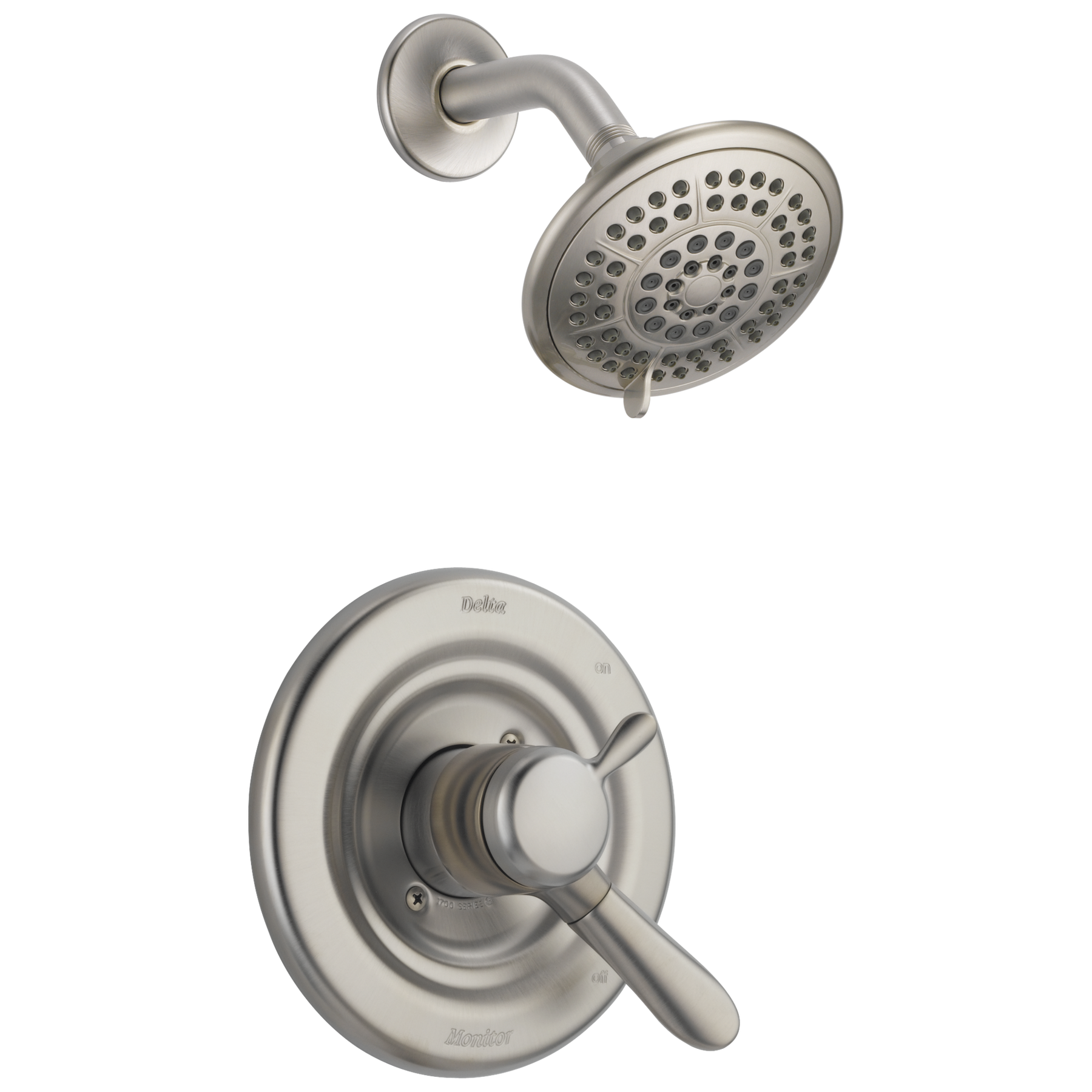 delta® T17238-SS Monitor 17 2-Handle Shower Trim - Stainless, 4-Function