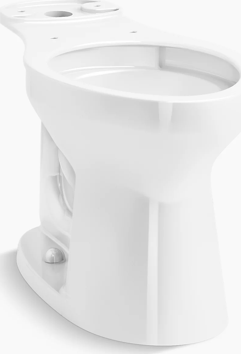 Kohler® K-31588-0 Cimarron Elongated Toilet Bowl - 1.28 GPF, White, Floor Mount