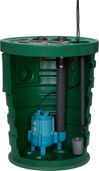 Little Giant® 509661 Pit Plus 2/5 HP Sewage Basin Assembly w/ Pump - 115V, 1 ph