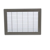 AirMate® 01462412BR Floor Return Air Grille, For Duct Size: 24 x 12 in, Rectangular Duct, Steel, Enamel, 13-13/16 in H