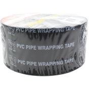BRAXTON HARRIS PWT10B2-100 Pipe Wrap Tape, 2 in Width, 200 ft Length, Black