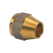 BrassCraft® 41S-8 Short Flare Nut, Nut Fitting, 1/2 in Connection Size 1, Connection Type 1: OD Tube, 45 deg Angle