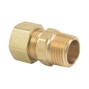 BrassCraft® 68-10-8X Reducing Adapter, Adapter Fitting, 5/8 in Connection Size 1, Connection Type 1: OD Tube, Brass