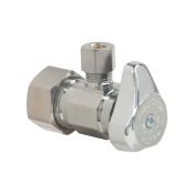 BrassCraft® G2CR09X C 1/4 Turn Angle Stop Valve, 1/2 in Inlet, Compression Inlet, 1/4 in Outlet, OD Compression Outlet