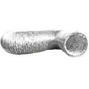Builder's Best® SilverDuct™ 110676 Wire Helix Foil Hose, For Duct Size: 4 in, Aluminum, 5 ft Length