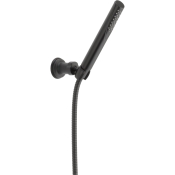 DELTA® 55085-BL Adjustable Hand Shower, 1.75 gpm Flow Rate, Wall Installation / Mounting, 1 Functions, Matte Black