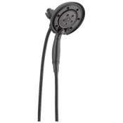 DELTA® 58471-RB-PK 2-in-1 Shower, 2.5 gpm, 1/2 in, Plastic, 4, H2OKinetic®, H2OKinetic® with Massage, Massaging, Round
