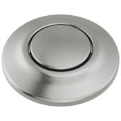 DELTA® 72050-AR Air Switch With Dual Outlet, 120 V, 15 A, 3-11/16 in H, Switch, Arctic Stainless