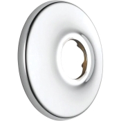 DELTA® RP6025 Shower Flange, Chrome, 2-1/2 in OD, Brass, Wall Installation/Mounting, 15/32 in D, Round, Flange