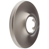 DELTA® RP6025SS Shower Flange, Stainless, 2-1/2 in OD, Brass, Wall Installation/Mounting, 15/32 in D, Round, Flange