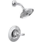 DELTA® T14232 Shower Trim, Wall Installation / Mounting, Metal, Chrome, 1.75 gpm Flow Rate, 1 Handles, Lever Handle