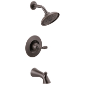 DELTA® T14432-RB Tub/Shower Trim, Wall Installation/Mounting, Metal, Venetian Bronze, 1.75 gpm, 1, 5 in H, 5-1/2 in