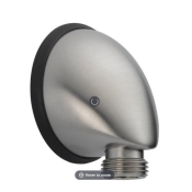 DELTA® U4980-SS-PK Wall Supply Elbow, 2-19/32 in H, Brass, Stainless, Use With: Hand Shower