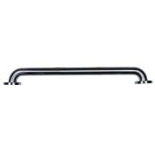 Dearborn® DB8924 Grab Bar With Concealed Flange, 24 in L, Stainless Steel, Satin, 1-1/2 in Dia