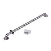 Dearborn® DB8936 Grab Bar With Concealed Flange, 36 in L, Stainless Steel, Satin, 1-1/2 in Dia