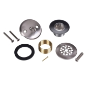 Dearborn® K26BN Bath Waste Conversion Kit, Brushed Nickel, For Use With: Bathtub Waste and Overflow Systems