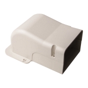 DiversiTech® SpeediChannel® 230-WC4 Wall Penetration Cover, Natural, PVC, 4 in