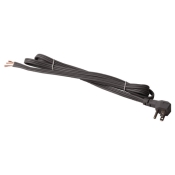 DiversiTech® 625-16-690 90 deg Plug Power Cord, 6 A, Stranded, 6 ft L, Copper Conductor, PVC Jacket, 16 AWG Wire
